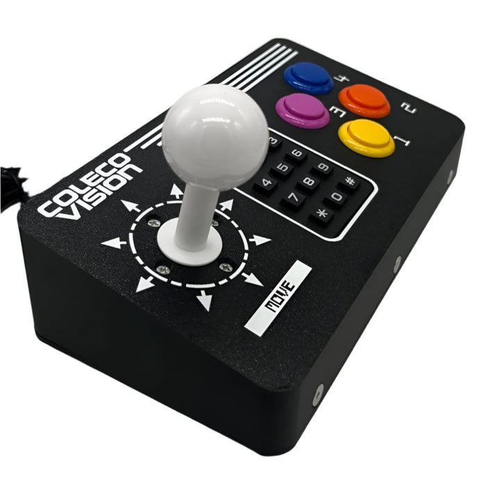 RetroGameBoyz Colecovision Arcade Stick 4 Button Super Action Colors Sanwa Buttons