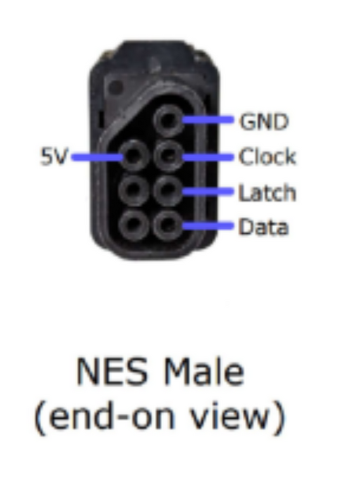 Nintendo NES NES-004 Controller BLACK STRING BRAIDED Control Pad Repair Cable DIY 5 wire 8 ft