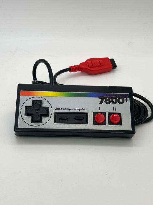 Atari 7800+ 2600+ Controller Joystick Control Pad Gamepad - “Metallic”