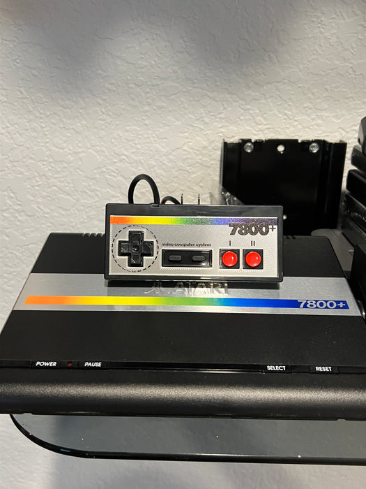 Atari 7800+ 2600+ Controller Joystick Control Pad Gamepad - “Metallic”