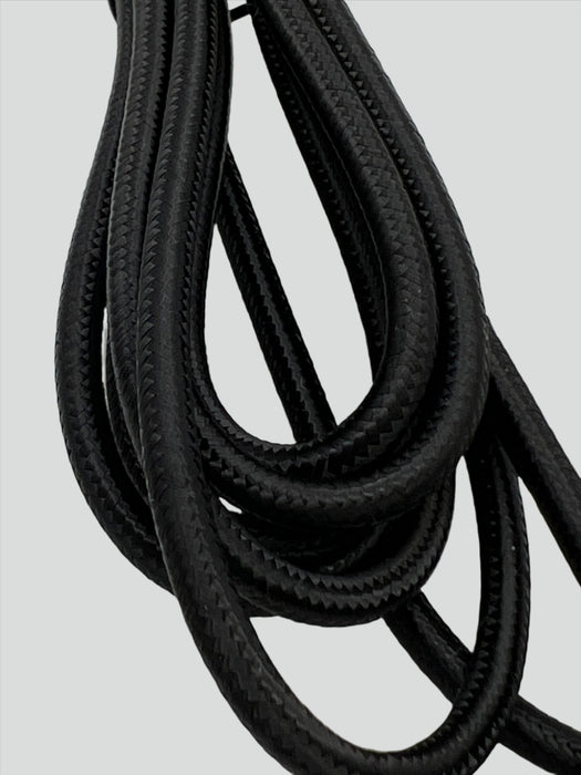 Nintendo NES NES-004 Controller BLACK STRING BRAIDED Control Pad Repair Cable DIY 5 wire 8 ft