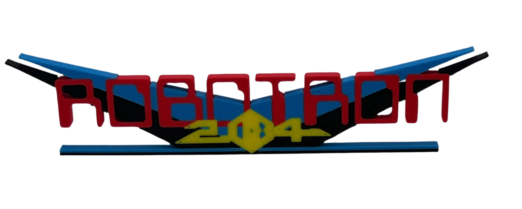 Robotron Shelf Sign Decoration Logo