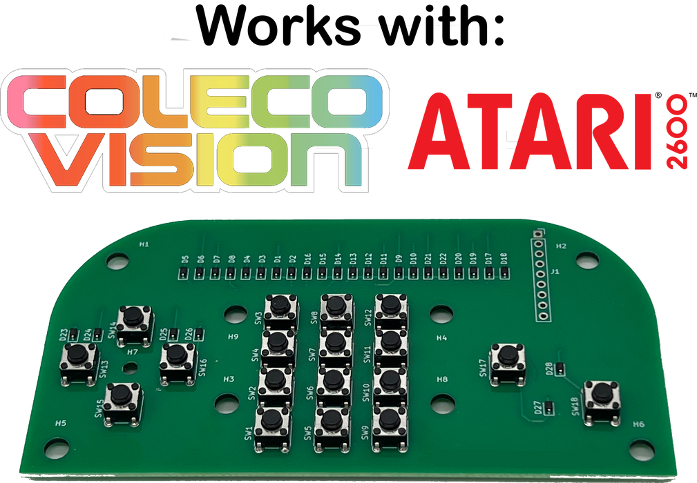 Colecovision Controller Atari Phoenix Control Pad Joystick Open Source PCB Only