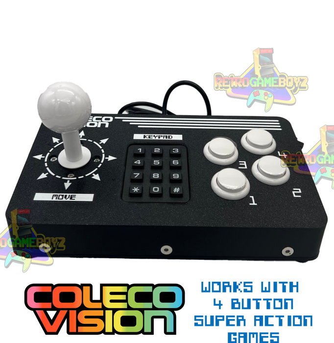 RetroGameBoyz Colecovision Arcade Stick 4 Button SE
