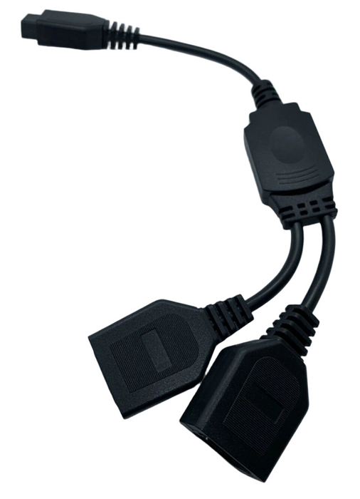 Colecovision Atari 2600 Y Cable Splitter Port Saver for use with Keypad or Paddles - READ