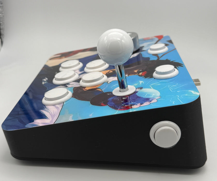 RetroGameBoyz USB Arcade Stick Spinner Combo with integrated GRS Spinner