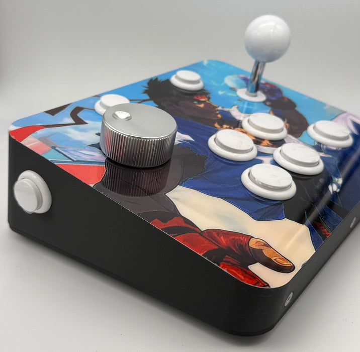 RetroGameBoyz USB Arcade Stick Spinner Combo with integrated GRS Spinner