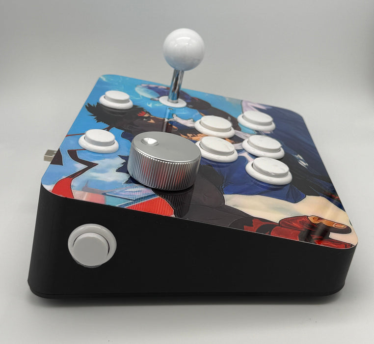 RetroGameBoyz USB Arcade Stick Spinner Combo with integrated GRS Spinner