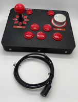 RetroGameBoyz USB Arcade Stick Spinner Combo with integrated GRS Spinner