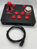 RetroGameBoyz USB Arcade Stick Spinner Combo with integrated GRS Spinner