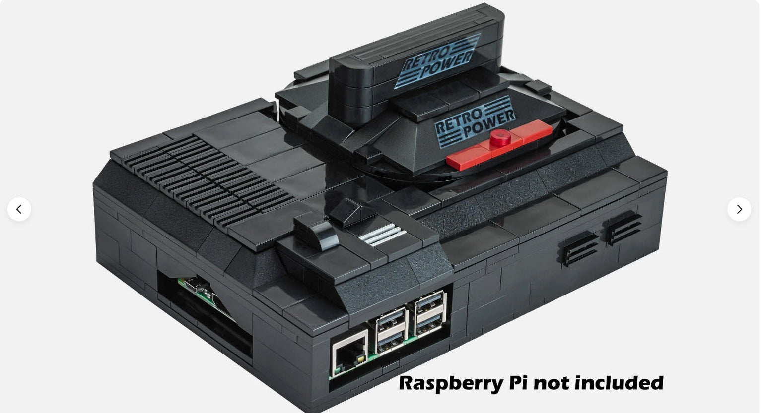 Rare Retro Power Retro Bricks Brick Case for Raspberry Pi 2/4 Sega Gen ...