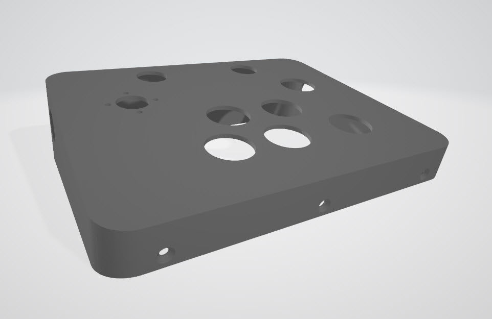 3D Model STL File - RetroGameBoyz Spinner Joystick Combo