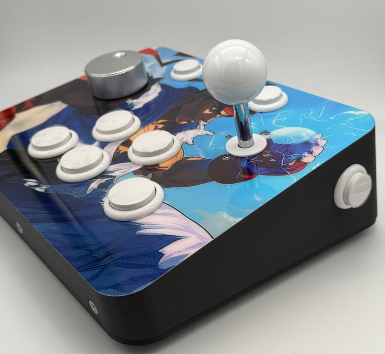 RetroGameBoyz USB Arcade Stick Spinner Combo with integrated GRS Spinner