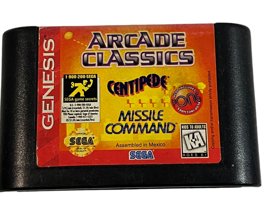 Sega Genesis Mega Drive Arcade Classics