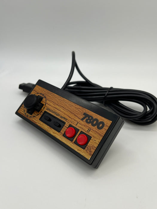 Atari 7800 Controller 2600 2600+ Joystick Control Pad Gamepad - Fake Wood