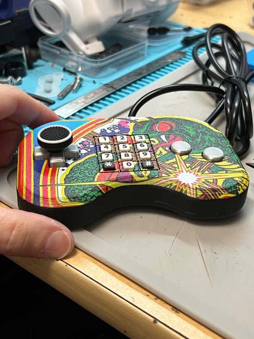 Colecovision Control Pad OS3D - RGB Edition with Silicone Contacts and Thumbstick