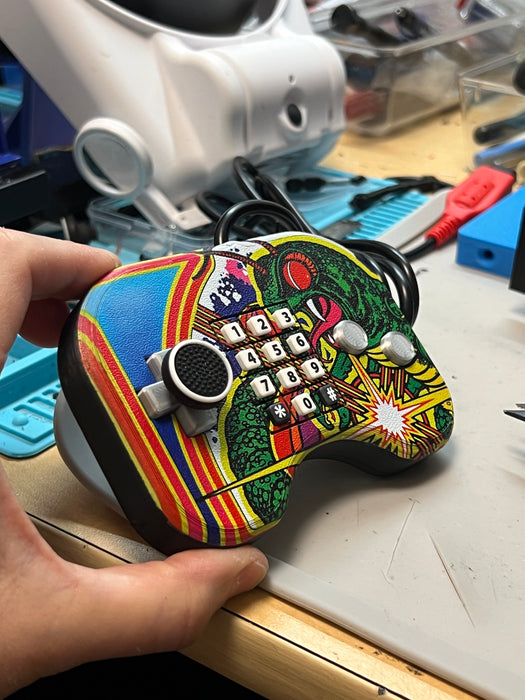 Colecovision Control Pad OS3D - RGB Edition with Silicone Contacts and Thumbstick
