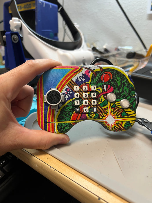 Colecovision Control Pad OS3D - RGB Edition with Silicone Contacts and Thumbstick