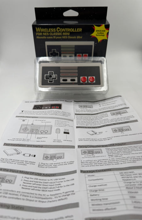 Wireless NES Classic Mini and USB Controller