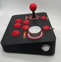 RetroGameBoyz USB Arcade Stick Spinner Combo with integrated GRS Spinner