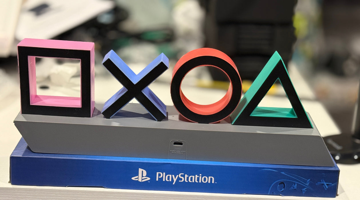 PlayStation Logo Icons Light