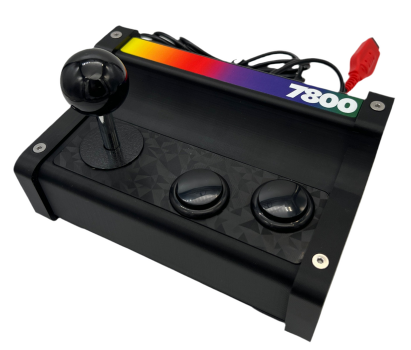 Atari 7800 2600 2600+ or USB Arcade Stick Controller Joystick Control Pad