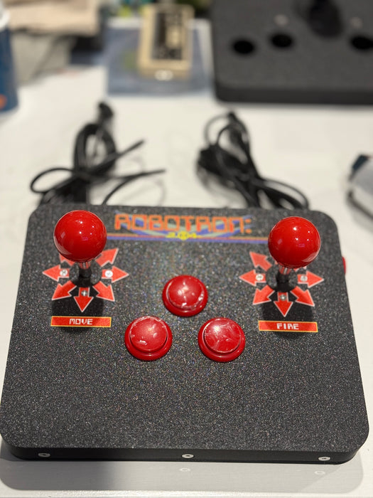 Atari 7800 7800+ 2600 2600+ Robotron Dual Arcade Stick - Original Hardware Version