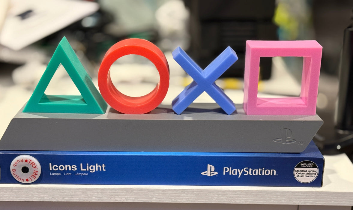 PlayStation Logo Icons Light