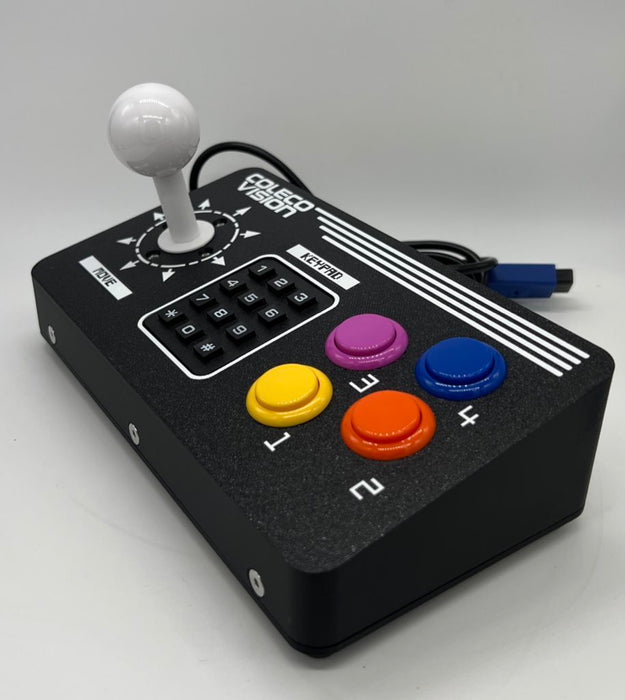 RetroGameBoyz Colecovision Arcade Stick 4 Button Super Action Colors Sanwa Buttons