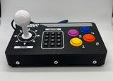 RetroGameBoyz Colecovision Arcade Stick 4 Button Super Action Colors Sanwa Buttons
