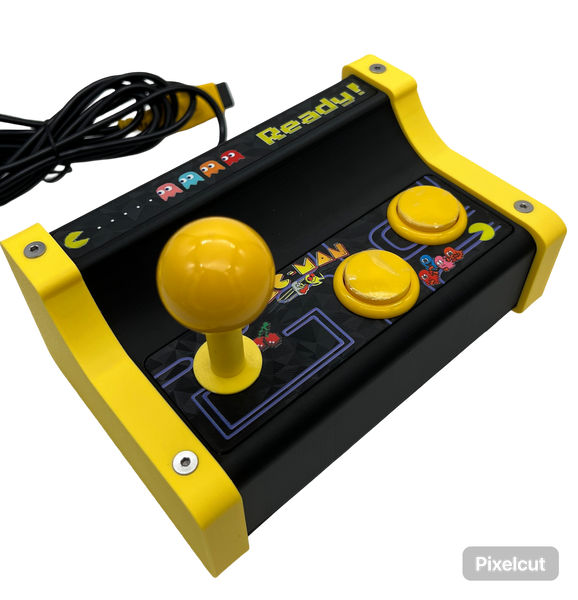 Pac-Man Themed Atari 7800 2600 2600+ Arcade Stick Controller Joystick Control Pad