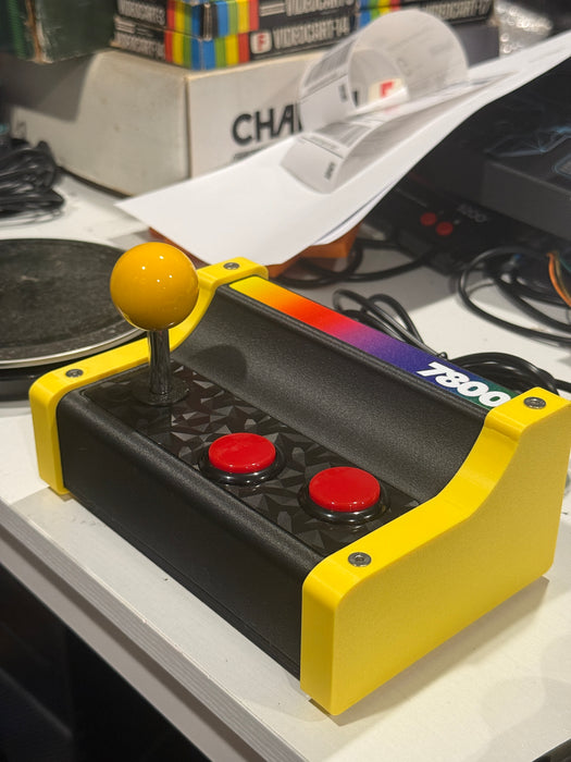 Atari 7800 7800+ 2600 2600+ USB MSX Sega Master System Arcade Stick Controller Joystick Control Pad