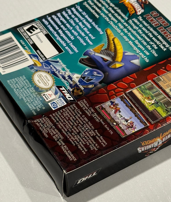 Power Rangers: Dino Thunder Game (Nintendo Game Boy Advance, GBA)