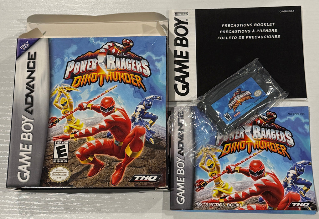 Power Rangers: Dino Thunder Game (Nintendo Game Boy Advance, GBA)