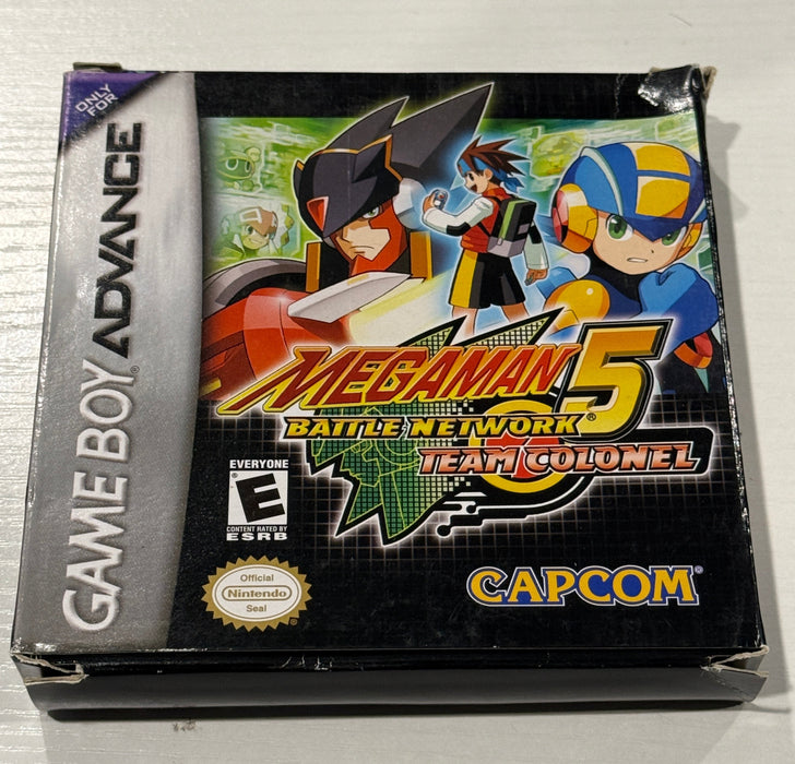 Mega Man Battle Network 5: Team Colonel (Game Boy Advance,GBA) WITH Battle Chip
