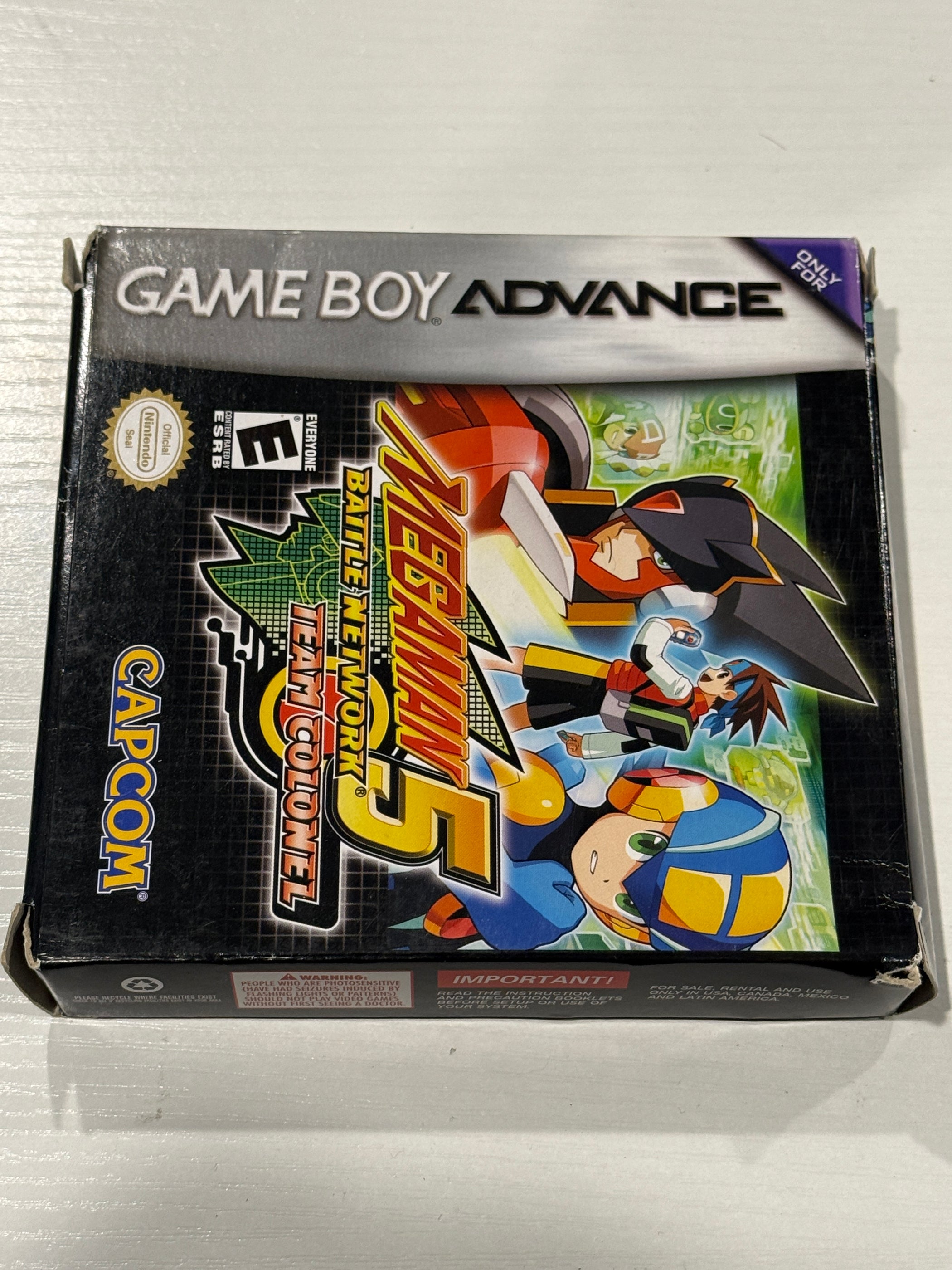 Battle Network Colonel Mega Man Battle Network 5: Team Colonel (Game Boy Advance,GBA) WITH Ba ...