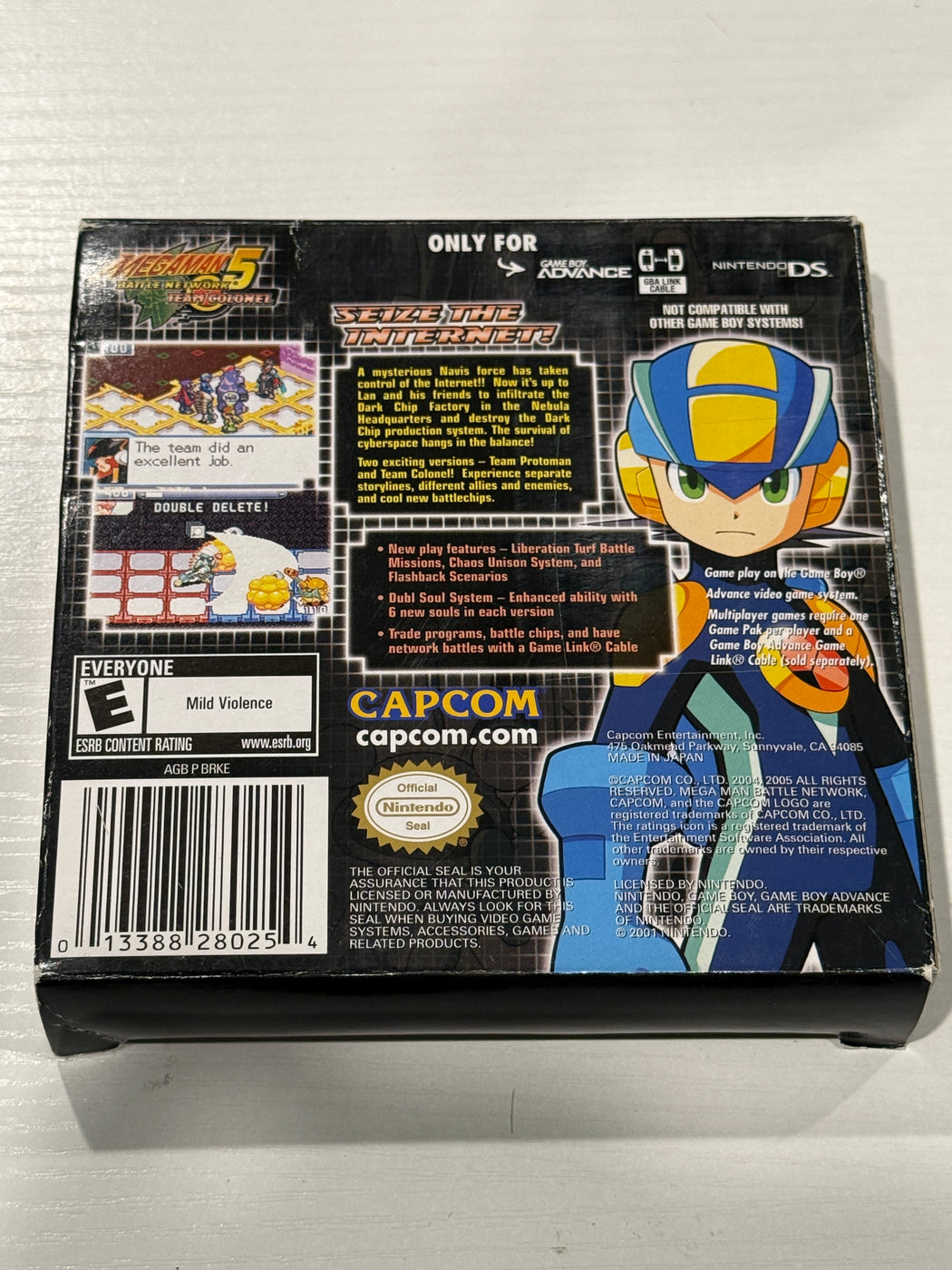 Mega Man Battle Network 5: Team Colonel (Game Boy Advance,GBA) WITH Ba ...