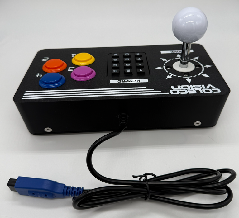 RetroGameBoyz Colecovision Arcade Stick 4 Button Super Action Colors Sanwa Buttons
