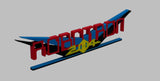 Robotron Shelf Sign Decoration