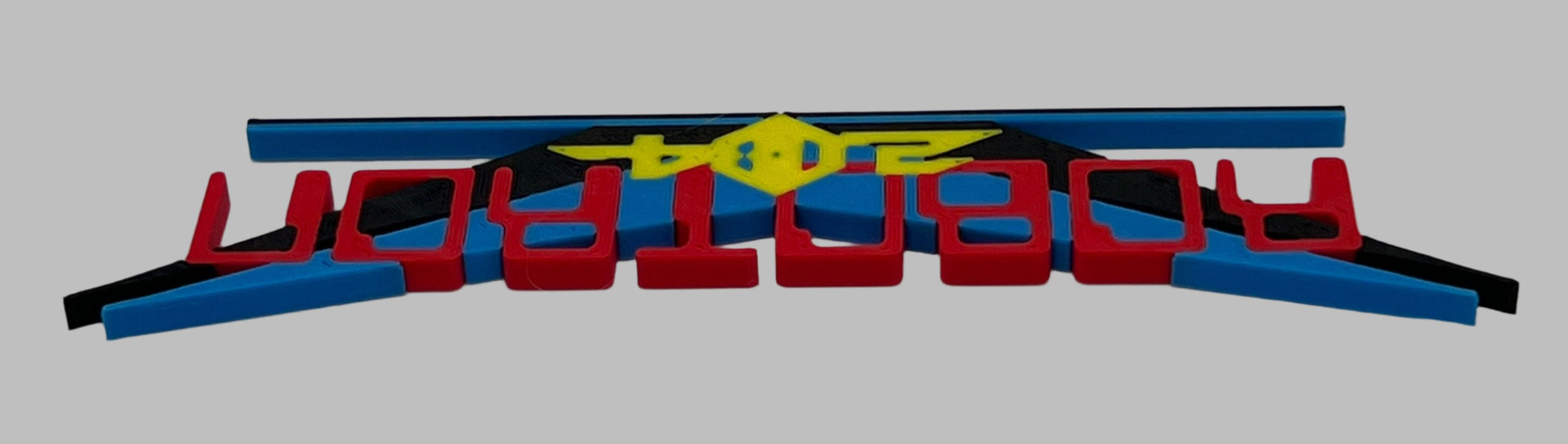 Robotron Shelf Sign Decoration Logo