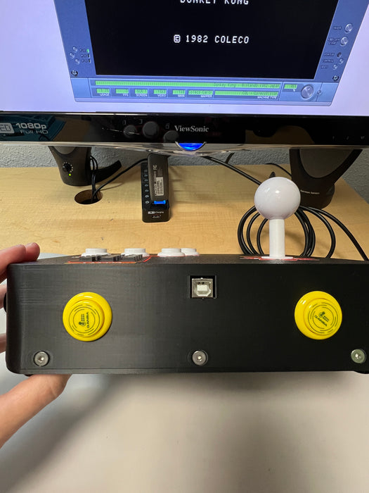 RetroGameBoyz USB Arcade Single Stick Mega 8 button with Keypad