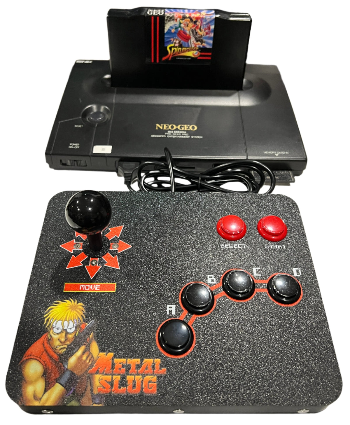 NeoGeo AES / NeoGeo CD Arcade Stick — RetroGameBoyz LLC