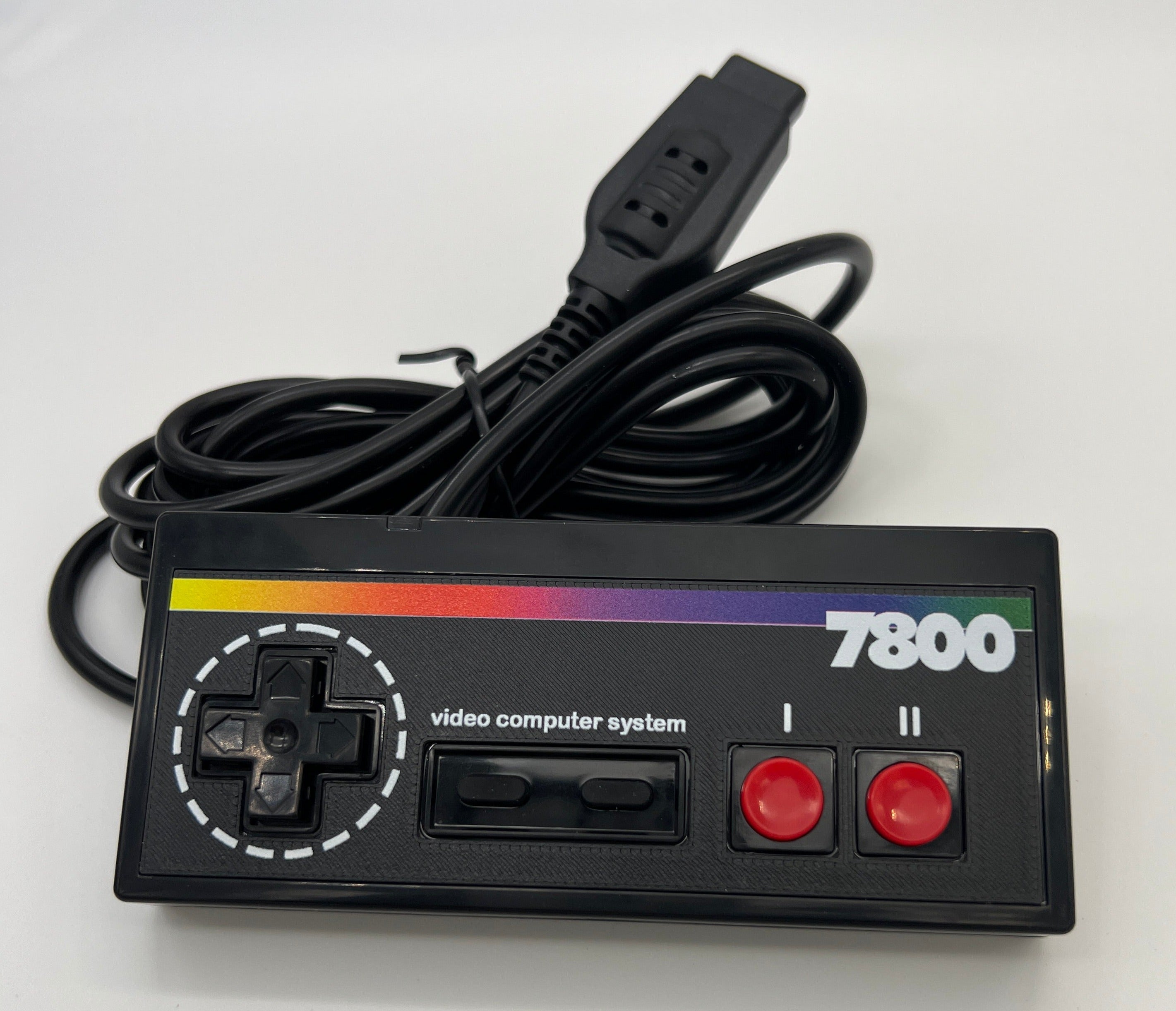 Atari Controllers Atari 2600+ 7800 Controller 2600 Joystick Control Pad Gamepad Rainbow ...
