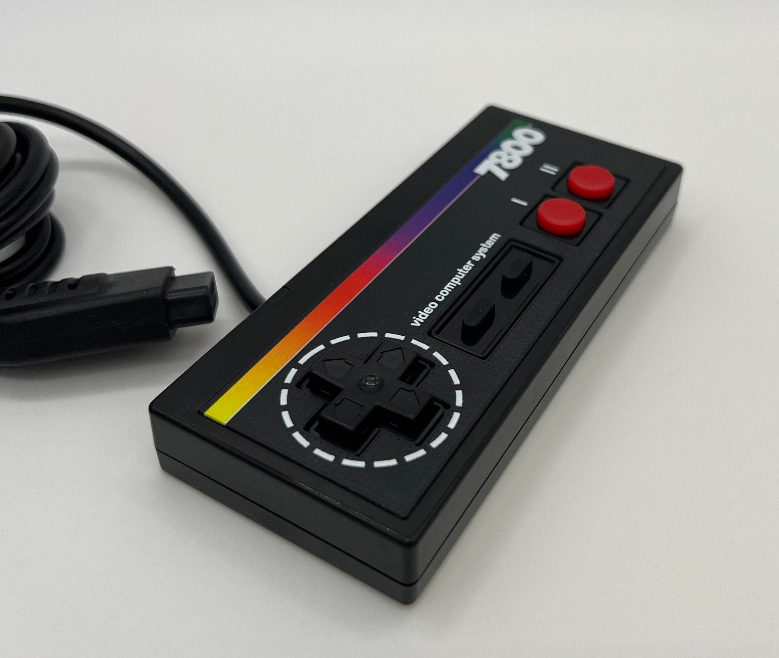 Atari 2600+ 7800 Controller 2600 Joystick Control Pad Gamepad Rainbow ...