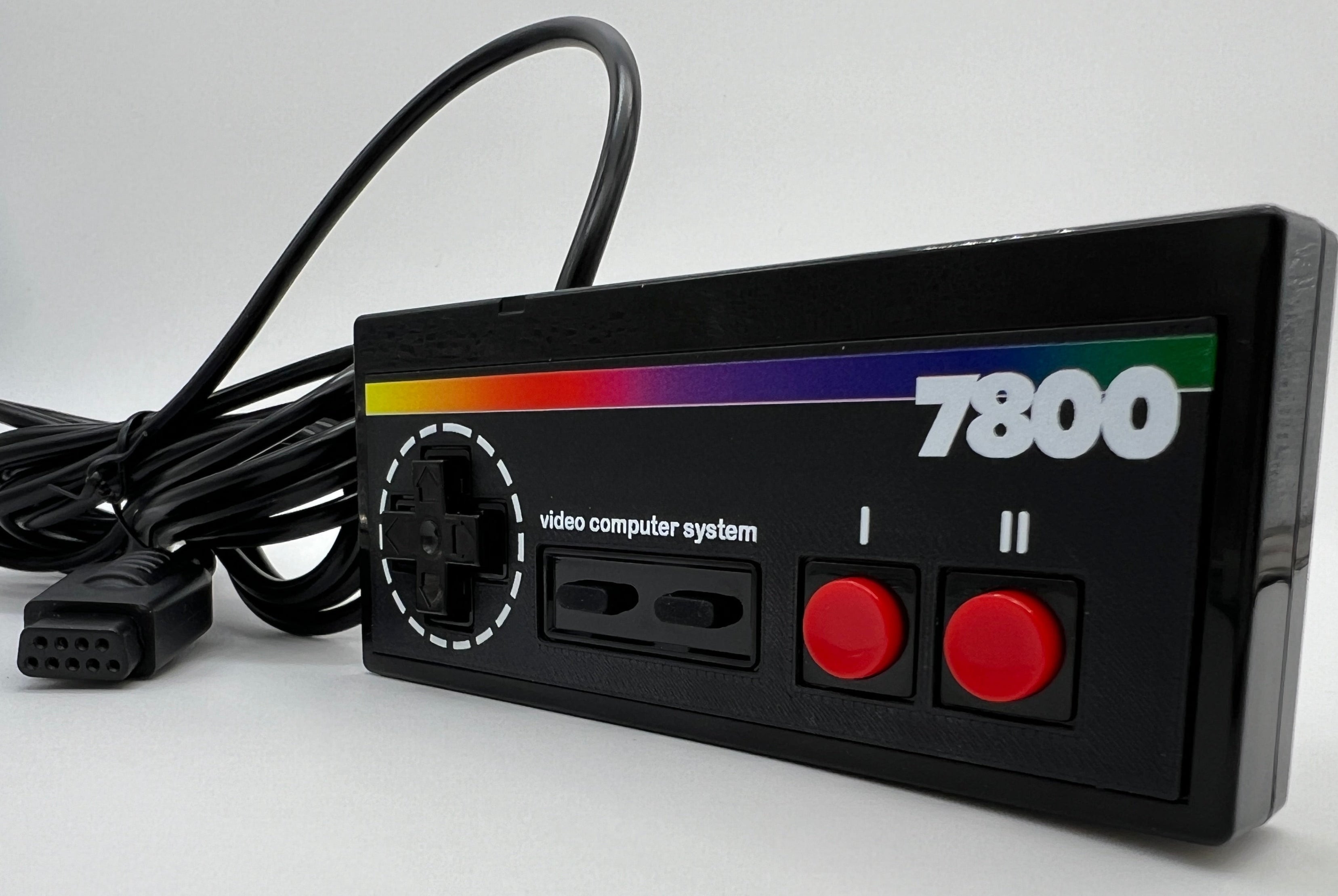 Atari Controllers Atari 2600+ 7800 Controller 2600 Joystick Control Pad Gamepad Rainbow ...