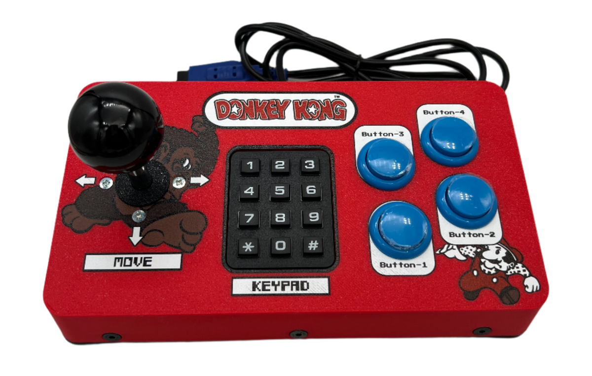 RetroGameBoyz Colecovision Arcade Stick 4 Button Genuine Sanwa RetroGameBoyz Colecovision Arcade Stick 4 Button Genuine Sanwa