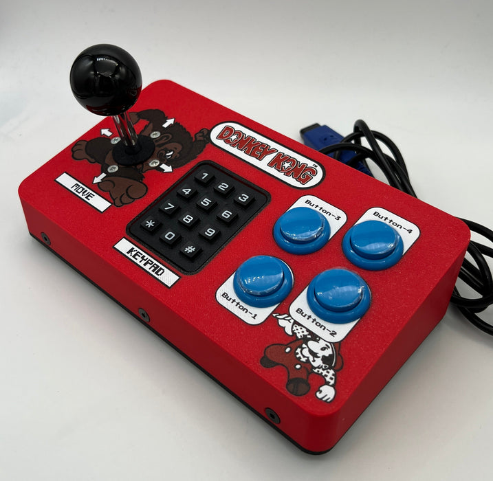 RetroGameBoyz Colecovision Arcade Stick 4 Button Genuine Sanwa Stick DK