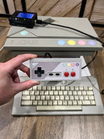 Atari 8 Bit 3 button Joy2b+ support Joystick Control Pad Gamepad - XEGS Theme
