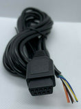 Atari 2600 7800 Sega MSX Commodore Amiga DB9 Repair Cable 10 ft