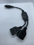 Colecovision Atari 2600 Y Cable Splitter Port Saver for use with Keypad or Paddles - READ
